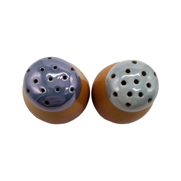 Sunset Japan Condiment Set Salt Pepper Shakers with Lid Jar & Spoon on Tray - Picture 4 of 10